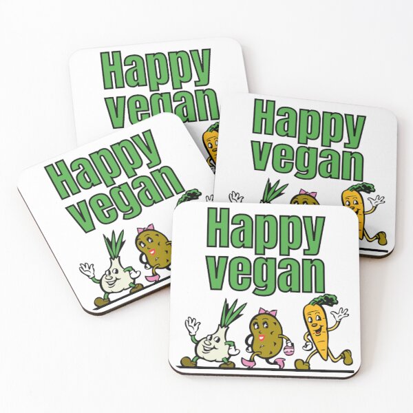 Item preview, Happy Vegan Garlic Potato Carrot designed and sold by RichTeeDesigns.