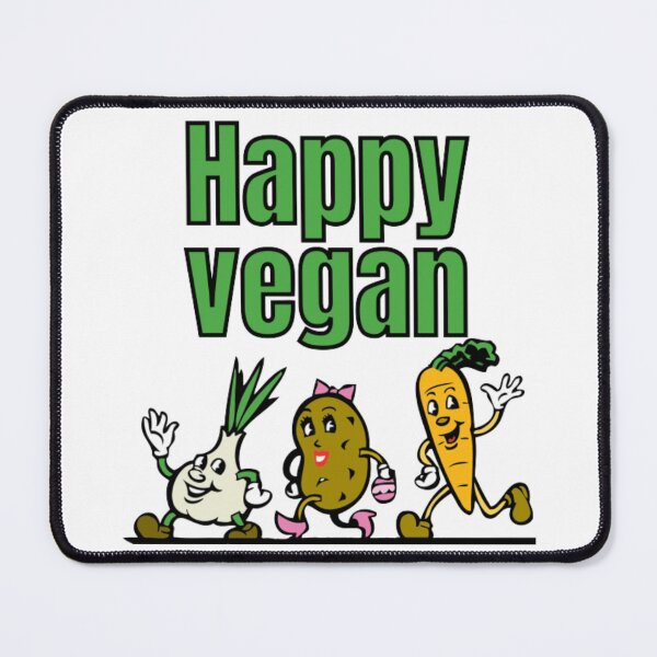 Item preview, Happy Vegan Garlic Potato Carrot designed and sold by RichTeeDesigns.