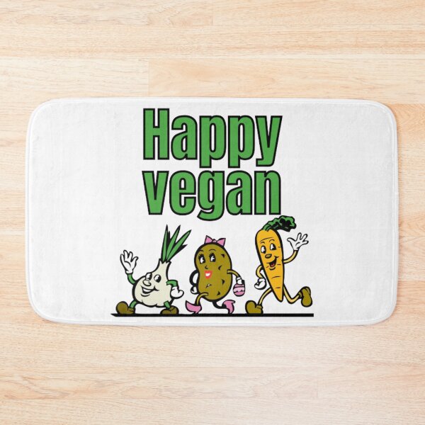 Item preview, Happy Vegan Garlic Potato Carrot designed and sold by RichTeeDesigns.