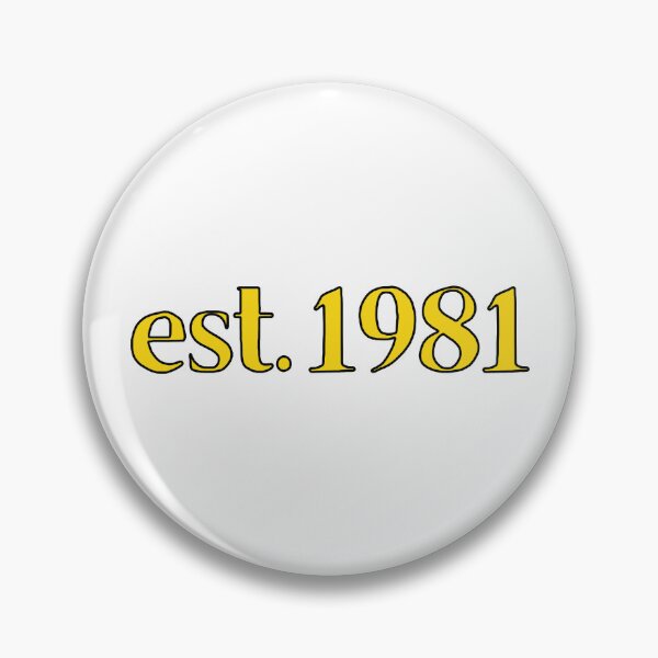 Item preview, Est. 1981 Cartoonish Retro Birthday designed and sold by MSA-42.