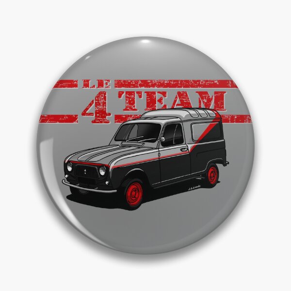 Artikelvorschau, Der klassische französische 4 Team-Van entworfen und verkauft von designjaag.