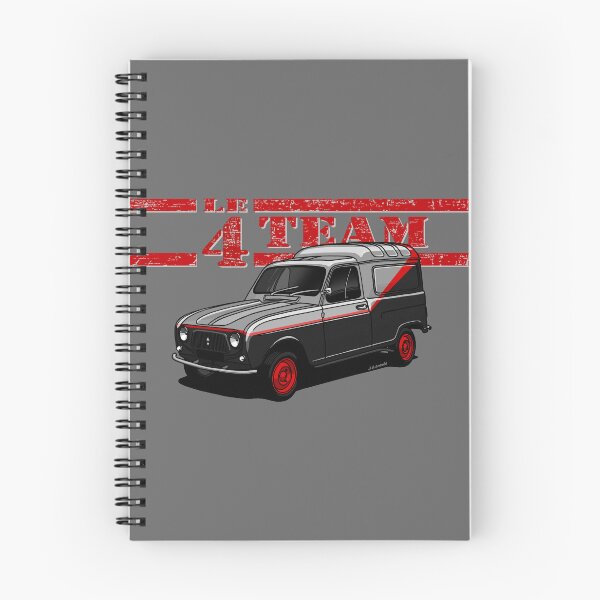 Item preview, The classic French 4 Team van designed and sold by designjaag.