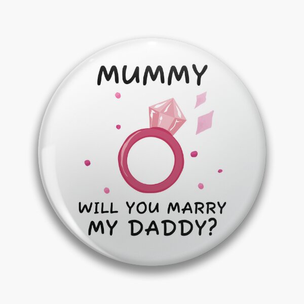 Item preview, Mummy will you marry my daddy marriage proposal baby onesie designed and sold by Tiny-Piggy.