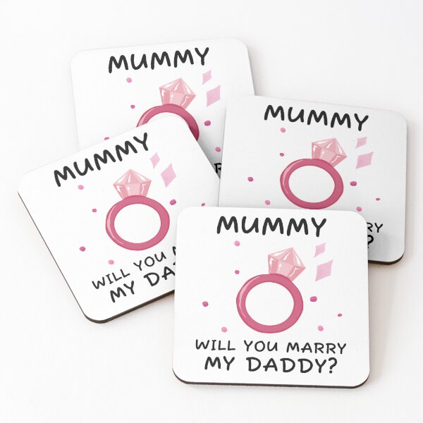 Item preview, Mummy will you marry my daddy marriage proposal baby onesie designed and sold by Tiny-Piggy.
