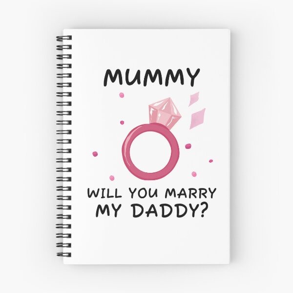 Item preview, Mummy will you marry my daddy marriage proposal baby onesie designed and sold by Tiny-Piggy.