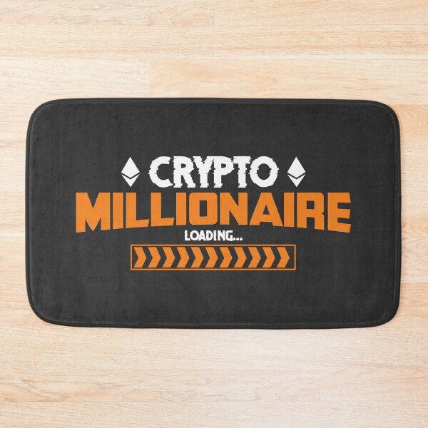 Item preview, Crypto Millionaire Loading Funny Cryptocurrency Bitcoin Ethereum designed and sold by MH Style.