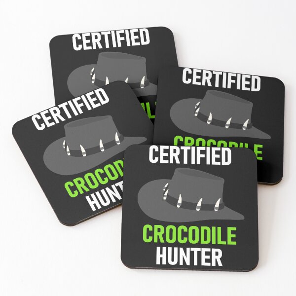 Item preview, Certified Crocodile Hunter White&Green designed and sold by RiciPaneto.