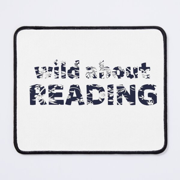 Item preview, wild about reading , books lover designed and sold by artidesgn.