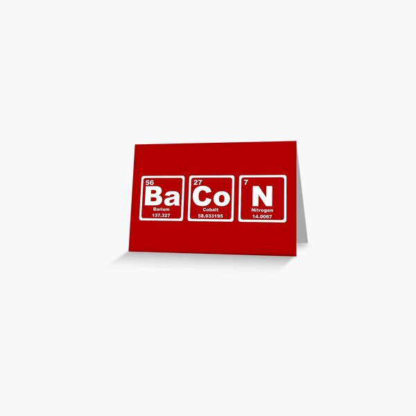 Item preview, Bacon - Periodic Table designed and sold by Graphix.