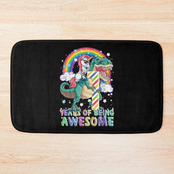 Item preview, Unicornio de 1 año montando dinosaurio T Rex 1er cumpleaños designed and sold by brita797.