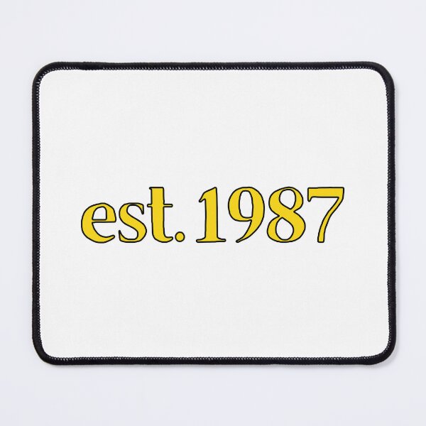 Item preview, Est. 1987 Cartoonish Retro Birthday designed and sold by MSA-42.