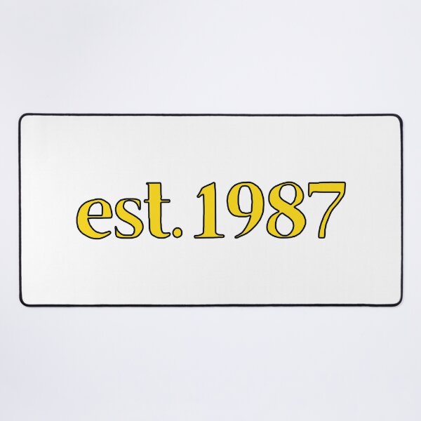 Item preview, Est. 1987 Cartoonish Retro Birthday designed and sold by MSA-42.