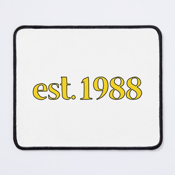 Item preview, Est. 1988 Cartoonish Retro Birthday designed and sold by MSA-42.