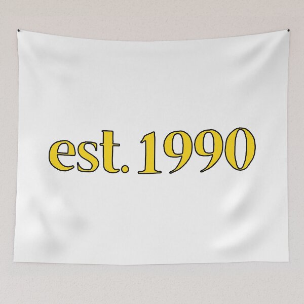 Item preview, Est. 1990 Cartoonish Retro Birthday designed and sold by MSA-42.