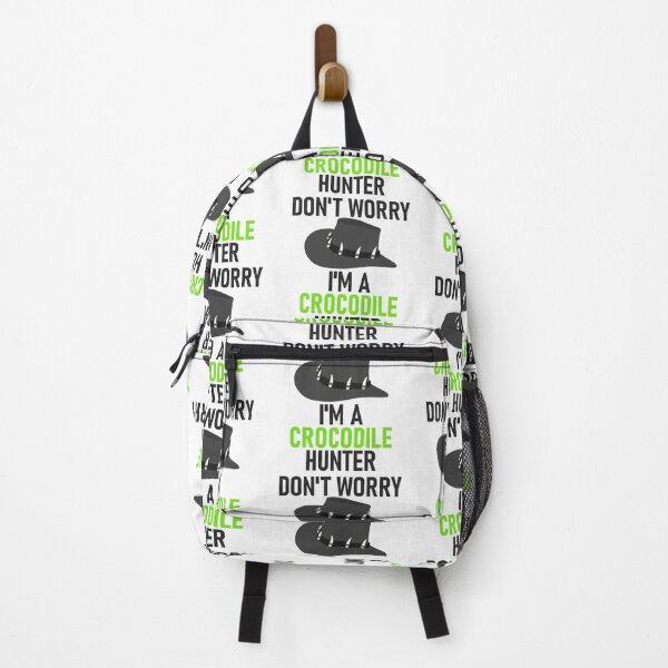 Item preview, Don't Worry I'm a Crocodile Hunter Grey&Green designed and sold by RiciPaneto.