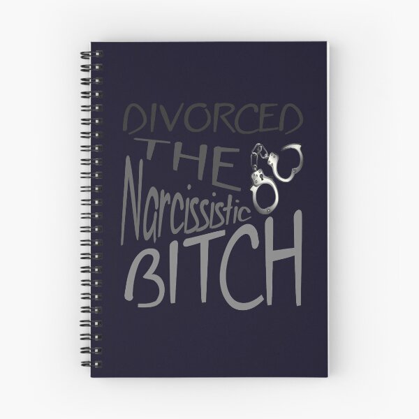 Item preview, Divorced The Narcissistic Bitch Grey Text With Open Handcuffs designed and sold by taiche.
