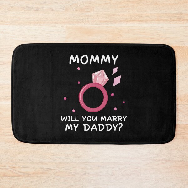 Item preview, Mommy will you marry my daddy marriage proposal baby onesie designed and sold by Tiny-Piggy.
