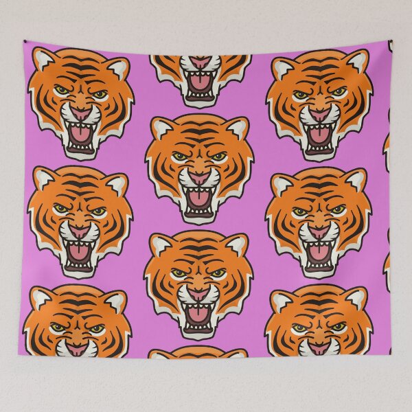 Item preview, Growling Mouth Open Bengal Tiger designed and sold by KoopTroop ⭐⭐⭐⭐⭐.