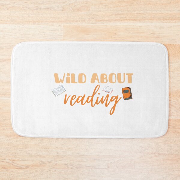 Item preview, wild about reading , books lover designed and sold by artidesgn.