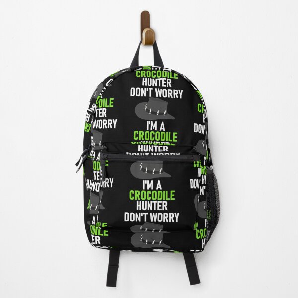 Item preview, Don't Worry I'm a Crocodile Hunter White&Green designed and sold by RiciPaneto.