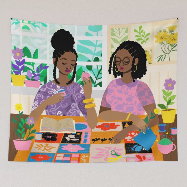 Item preview, Quilters at the Sewing Table designed and sold by TabithaBianca.