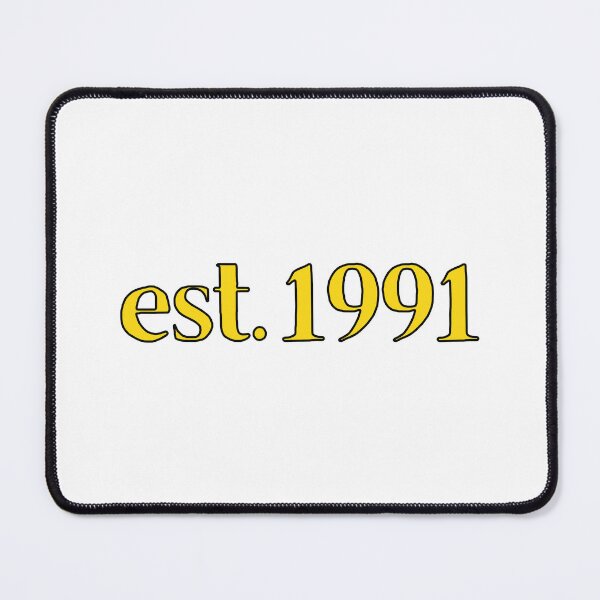 Item preview, Est. 1991 Cartoonish Retro Birthday designed and sold by MSA-42.