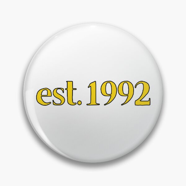 Item preview, Est. 1992 Cartoonish Retro Birthday designed and sold by MSA-42.