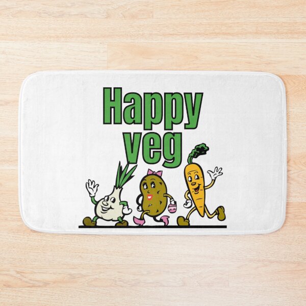 Item preview, Happy Veg Garlic Potato Carrot designed and sold by RichTeeDesigns.