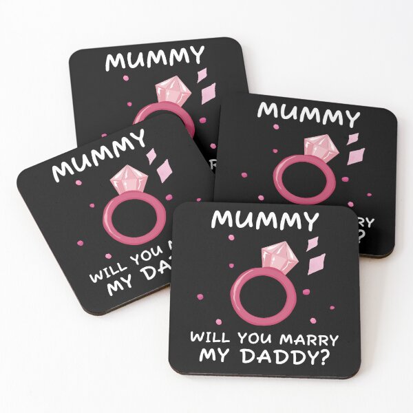 Item preview, Mummy will you marry my daddy marriage proposal baby onesie designed and sold by Tiny-Piggy.