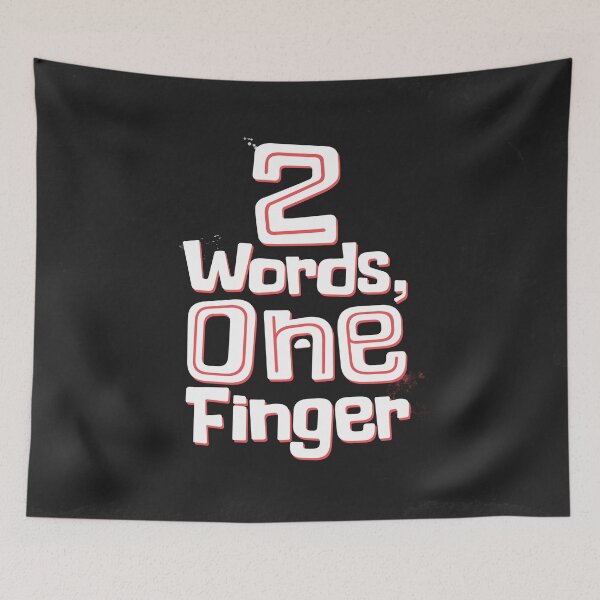 Item preview, Two Words, One finger designed and sold by Paulo Capdeville.