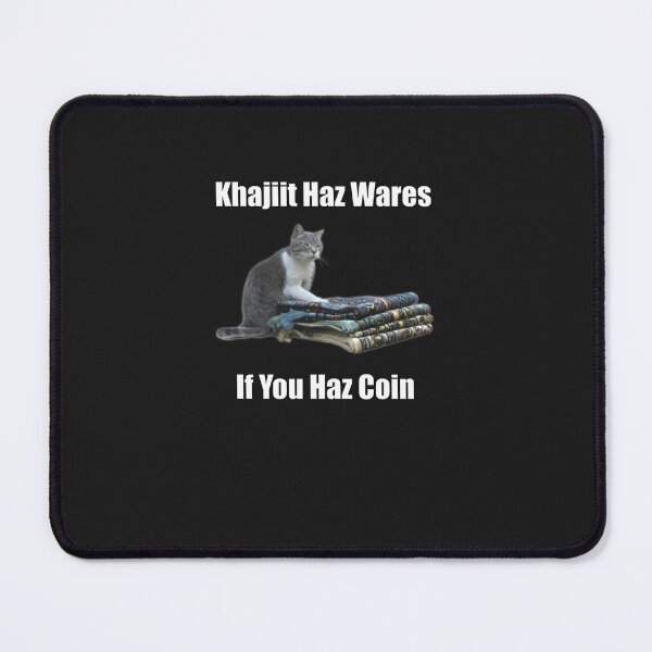 Item preview, Khajiit haz wares - V.3 classic meme Essential T-Shirt designed and sold by ArminGerber.
