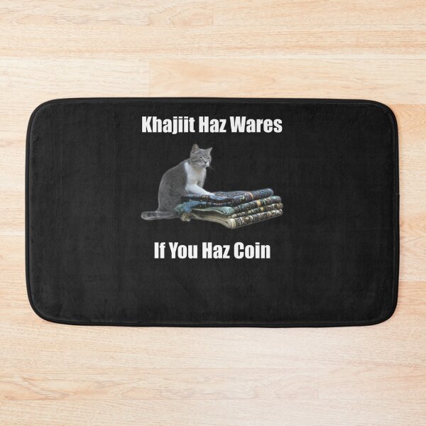 Item preview, Khajiit haz wares - V.3 classic meme Essential T-Shirt designed and sold by ArminGerber.
