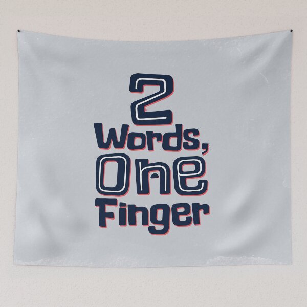 Item preview, Two Words, One finger designed and sold by Paulo Capdeville.