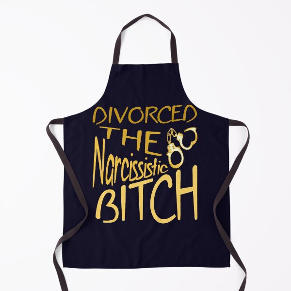 Item preview, Divorced The Narcissistic Bitch Yellow Text With Open Handcuffs designed and sold by taiche.