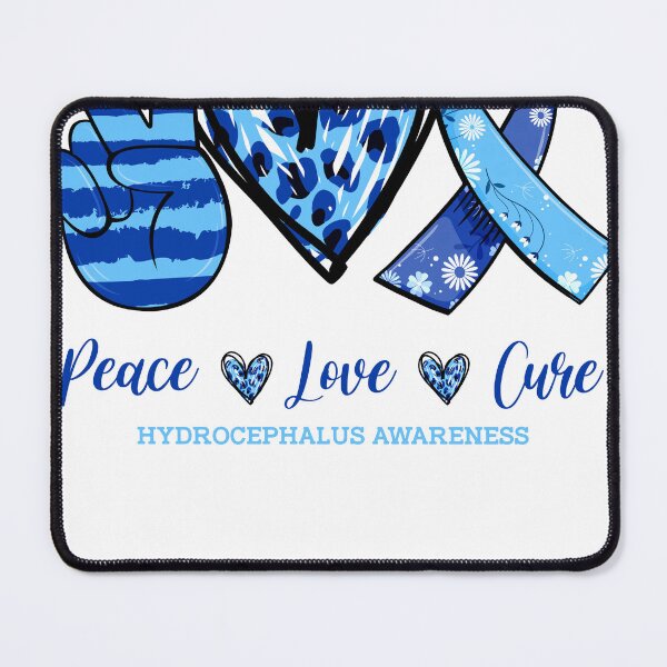 Item preview, Peace Love Cure Hydrocephalus Awareness Kids Caring Support Shirt designed and sold by Master Jay.