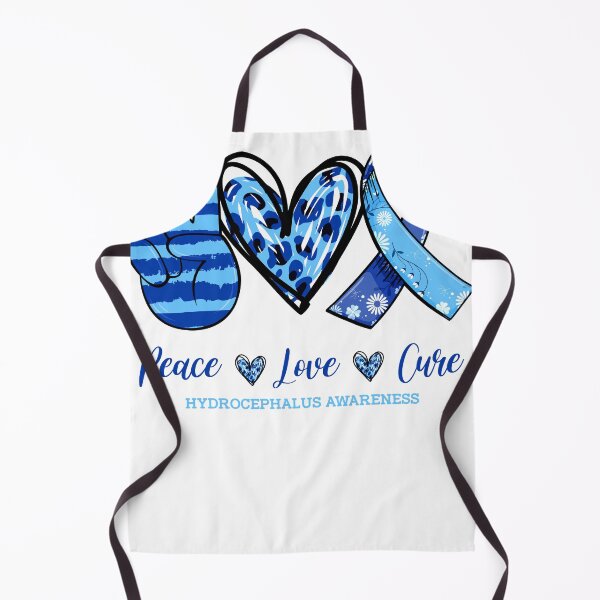 Item preview, Peace Love Cure Hydrocephalus Awareness Kids Caring Support Shirt designed and sold by Master Jay.