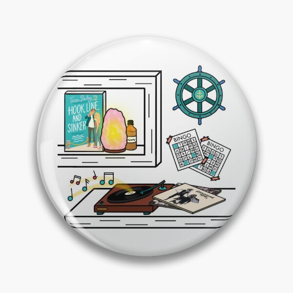 Item preview, Hook, Line, and Sinker - Tessa Bailey designed and sold by bookshelfsketch.