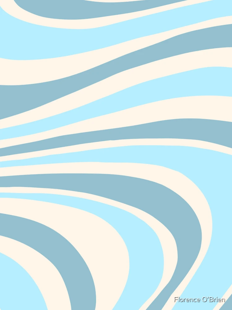 Thumbnail 5 of 5, iPhone Case, blue waves pattern designed and sold by Florence O’Brien.
