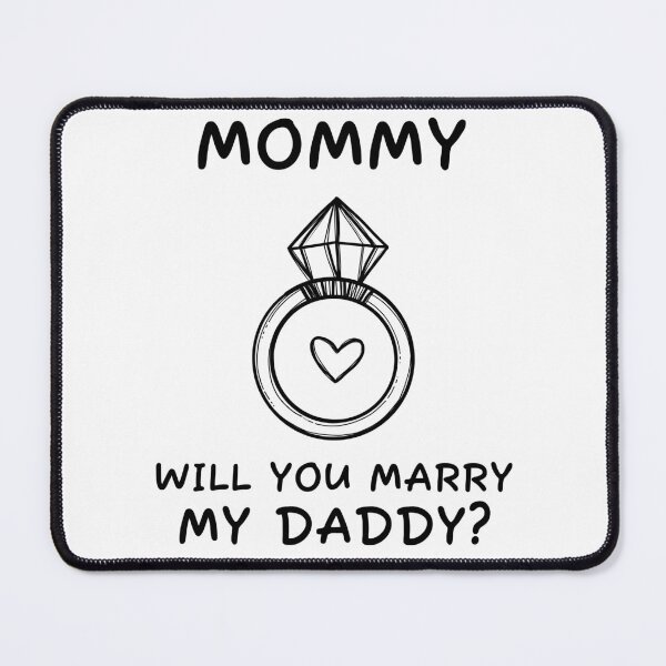 Item preview, Mommy will you marry my daddy marriage proposal baby onesie designed and sold by Tiny-Piggy.