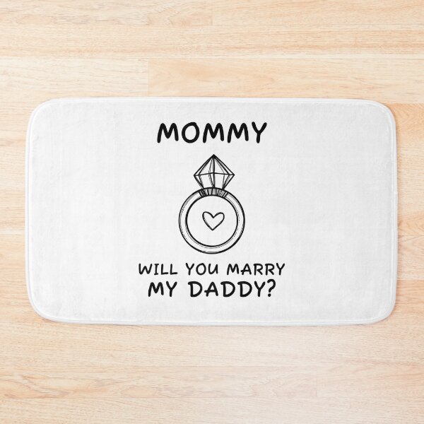 Item preview, Mommy will you marry my daddy marriage proposal baby onesie designed and sold by Tiny-Piggy.