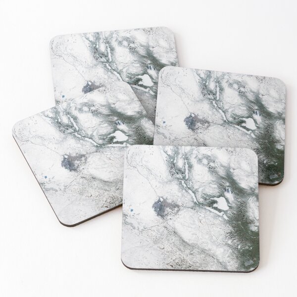 Item preview, Kiruna, Sweden from space designed and sold by Raureif.