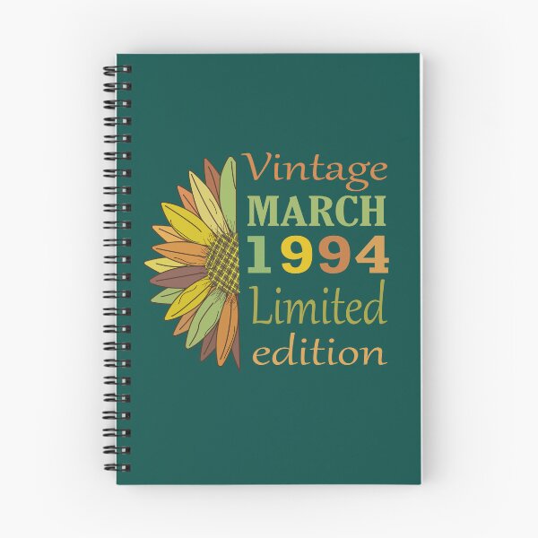 Item preview, vintage march 1994 limited edition, 28 Year Old Gifts Vintage 1994 Limited Edition 28th Birthday designed and sold by SimoSaladain.