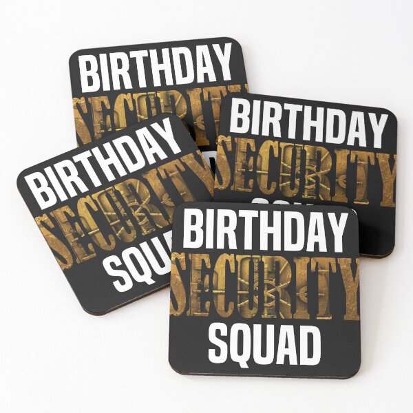 Item preview, Birthday Security Squad Party Best Ever  designed and sold by PuPPuB.