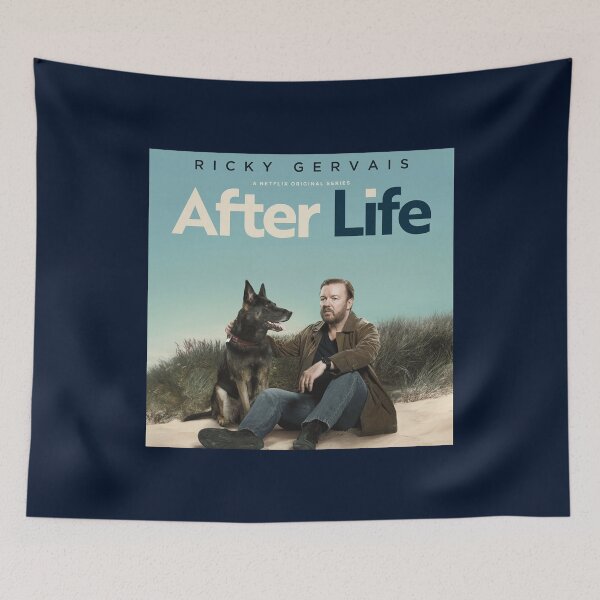 Item preview, Ricky Gervais Afterlife Greeting Card designed and sold by amytheillustra.