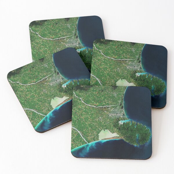 Item preview, Banks Peninsula, New Zealand from space designed and sold by Raureif.