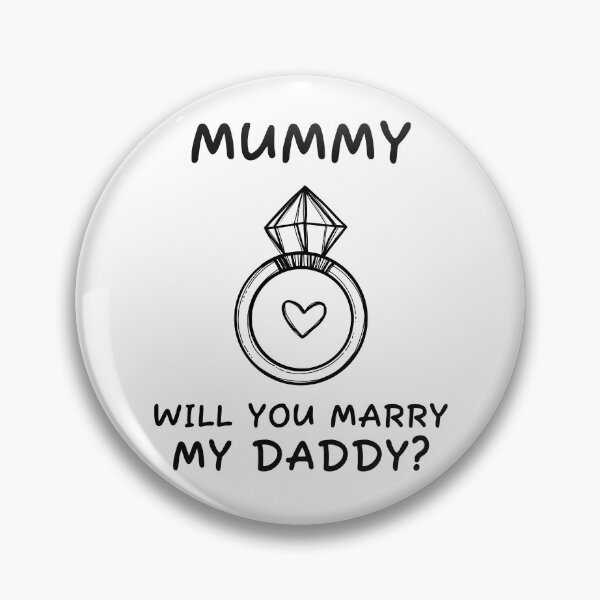 Item preview, Mummy will you marry my daddy kids statement baby onesie designed and sold by Tiny-Piggy.