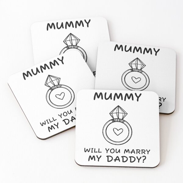 Item preview, Mummy will you marry my daddy kids statement baby onesie designed and sold by Tiny-Piggy.