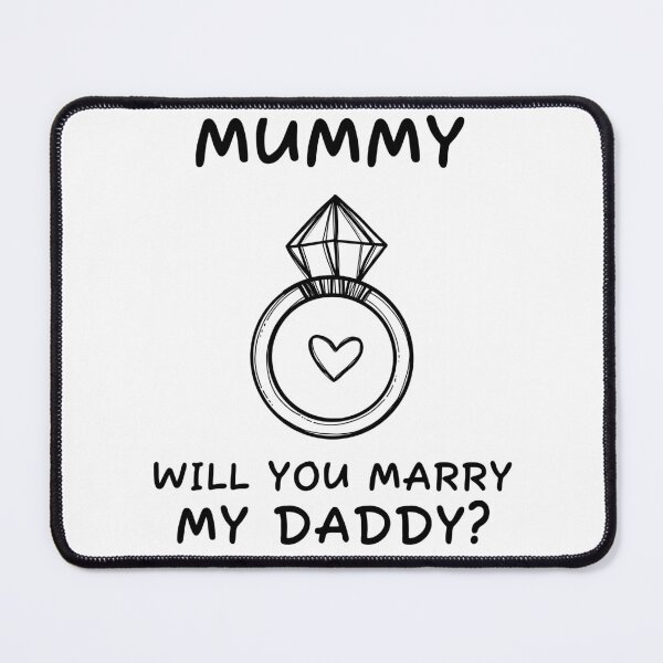 Item preview, Mummy will you marry my daddy kids statement baby onesie designed and sold by Tiny-Piggy.