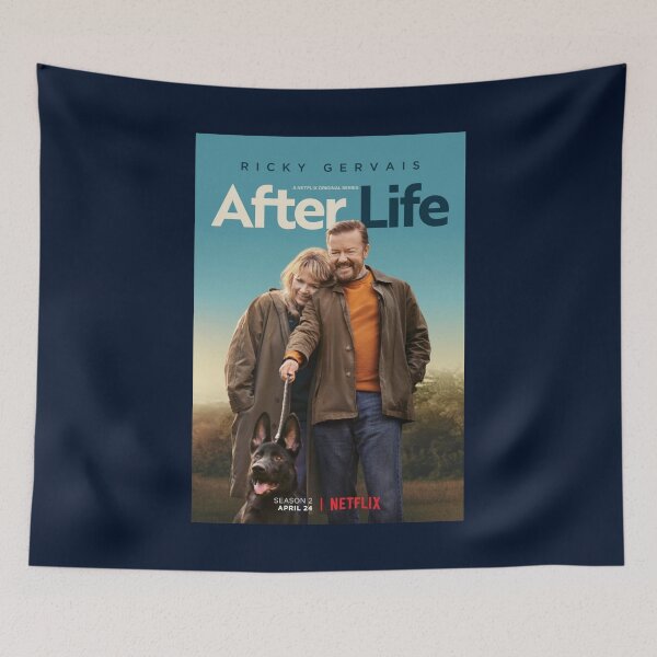 Item preview, Ricky Gervais Afterlife Poster   designed and sold by amytheillustra.