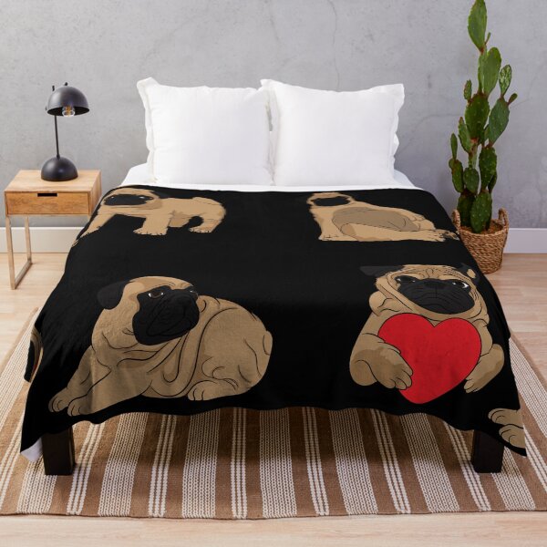 Item preview, pug sticker pack designed and sold by SamRVstore.